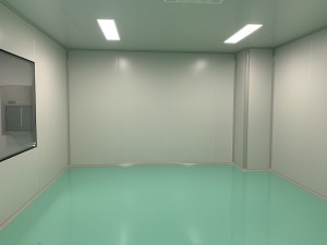 Sala limpa padrão ISO à prova de poeira com padrão GMP farmacêutico